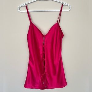 La Senza satin slip lingerie pink dress